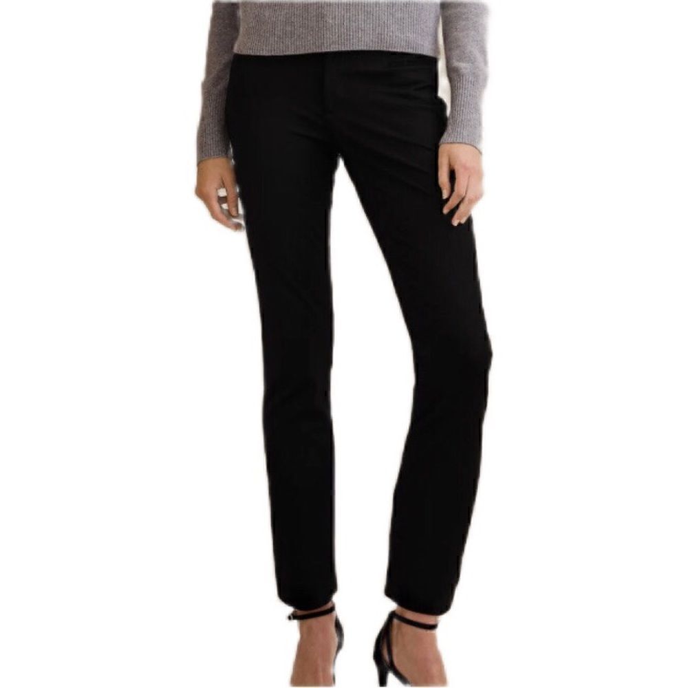 Banana Republic Sloan Slim Ankle Length Pants in Dark Black Women’s 2S
